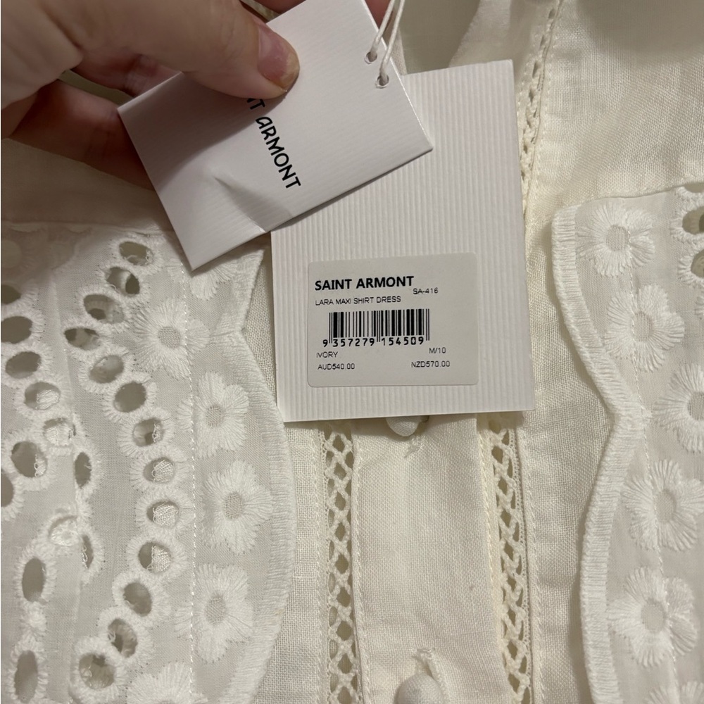 Saint Armont White Lace Dress - Picture 3 of 3